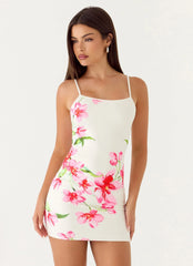 Zabrina Mini Dress - Ivory Reef